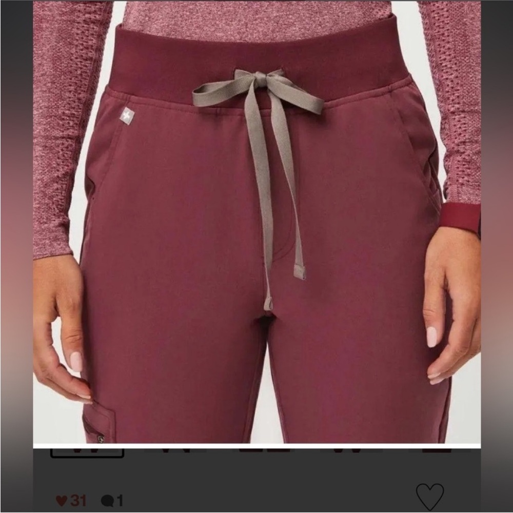NWT FIGS HIGH WAISTED ZAMORA PETITE JOGGERS SCRUB PANTS XXS - Picture 3 of 11